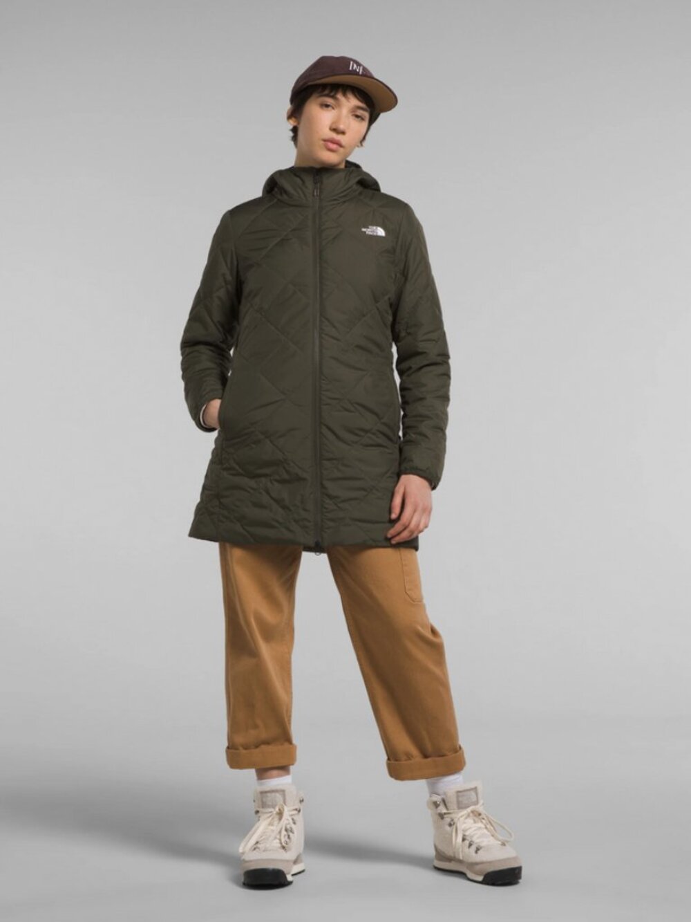 The North Face Women's Sz. S Taupe Green Shady Glade Insulated Parka